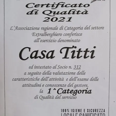 B&B Casa Titti 까브라스